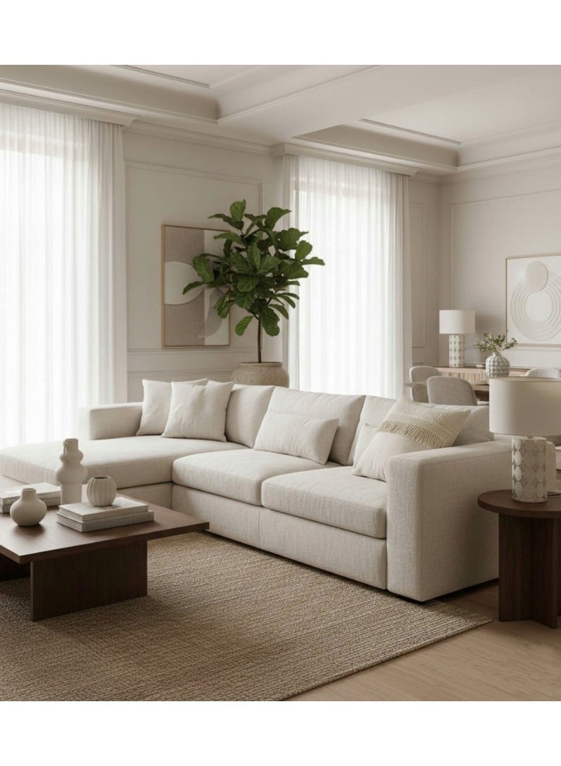 Elegant Thick Linen Macrame Cushion 45x45 cm with Hidden Zipper for Sofa Chair Decorative Pillow Home Accent Living Room Style - Image 4